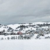 OBEC BELÁ-DULICE: Panoráma obce v zime
