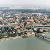 MESTO KOMÁRNO: Letecký pohľad na mesto