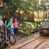 ŽILINSKÝ TURISTICKÝ KRAJ: Historická lesná úvraťová železnica vo Vychylovke