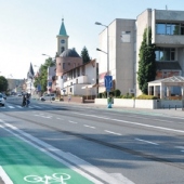 MESTO DUNAJSKÁ STREDA: Hlavná ulica (cyklotrasa)