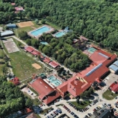 MESTO VEĽKÝ MEDER: Letecký záber na areál